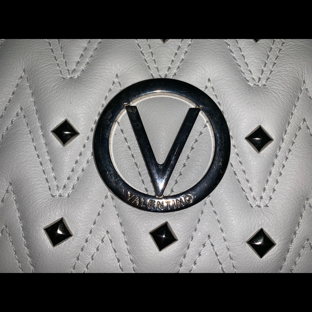 White Leather Valentino Purse - Picture 2 of 2